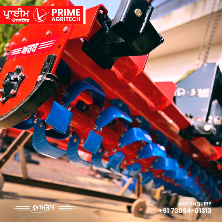 Prime Agrotech Rotavator (Earth) - Strong Build Quality with Taiyo Blades