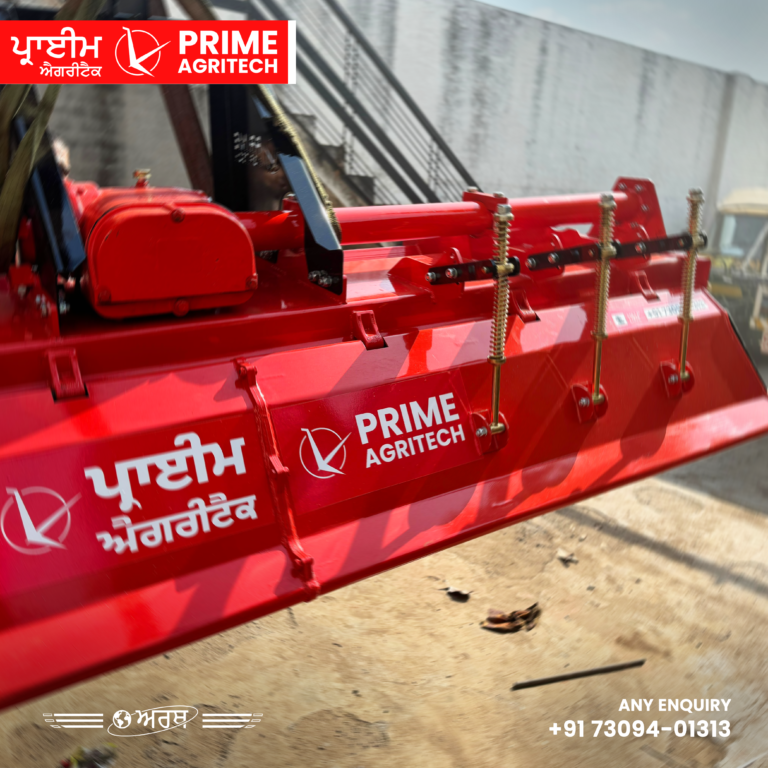 Prime Agrotech Rotavator (Earth) - Strong Build Quality with Taiyo Blades